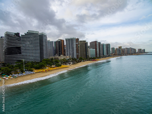 Cities of beaches in the world. City of Fortaleza, state of Ceara Brazil South America. Travel theme. Places to visit and remember. 