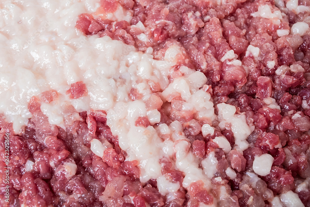 Super appetite of fresh pork puree / meat filling Super appetite of fresh pork puree / meat filling