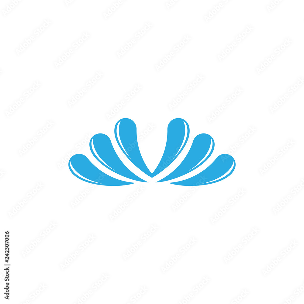 water swirl splash logo vector water swirl splash logo vector