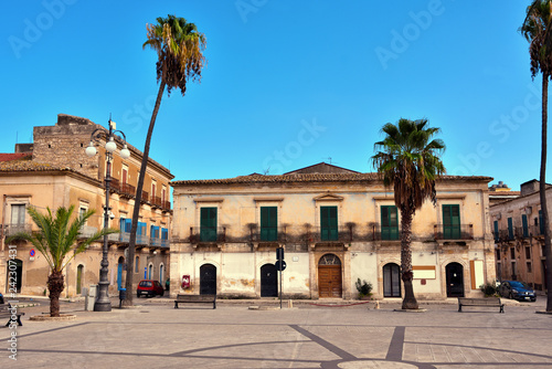 the historic center of Vittoria Ragusa Sicily Italy photo