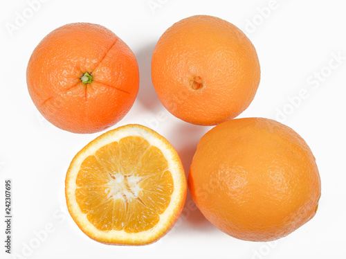 orange with half