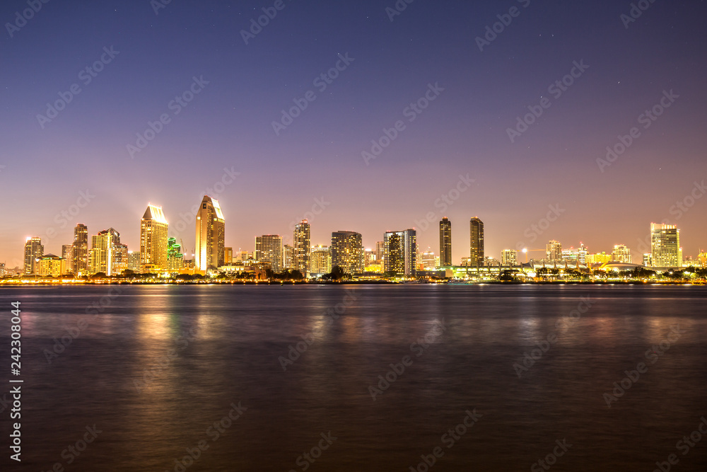 San Diego Skyline from Coronado Beach