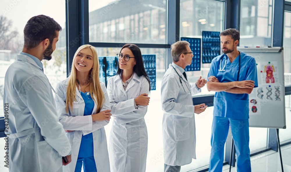 Group of doctors in clinic Group of doctors in clinic