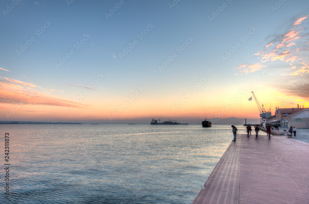 Thessaloniki twilight, Greece