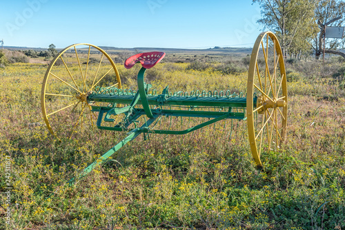 Historic harrow at Matjiesfontein near Nieuwoudtville photo