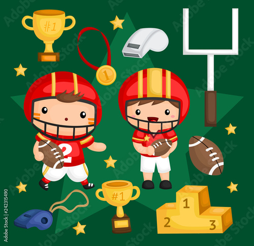 American Football Image Set