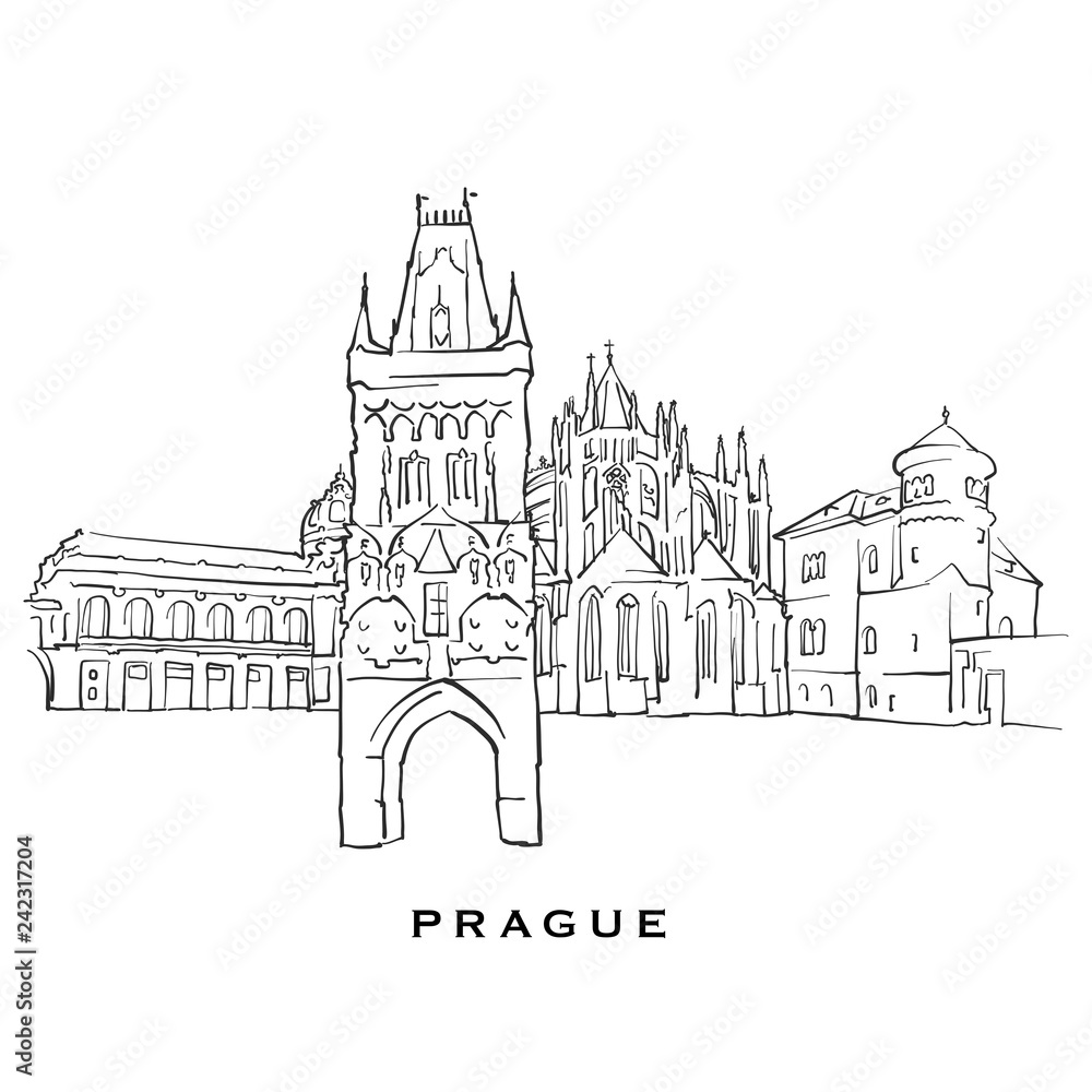 Prague Czech Republic famous architecture
