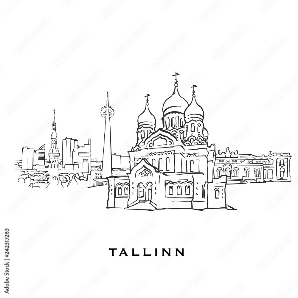 Tallinn Estonia famous architecture