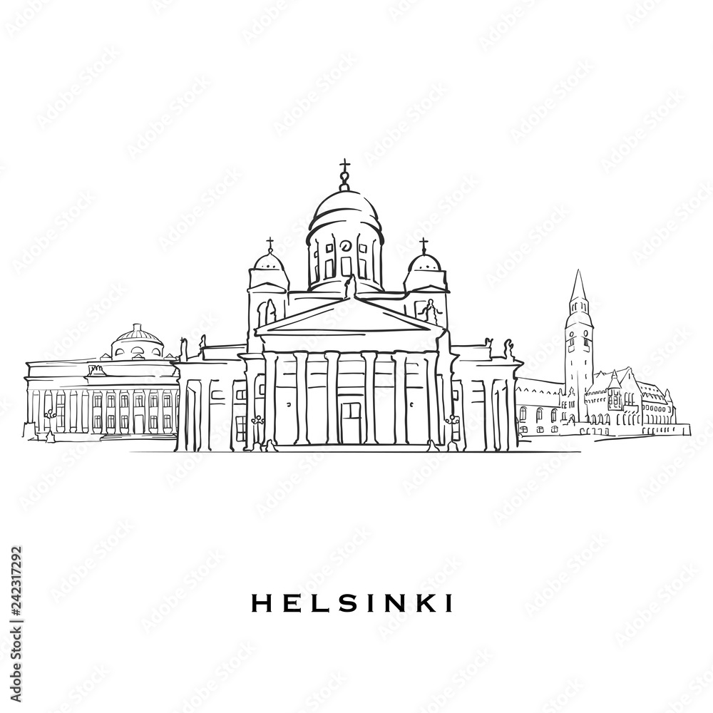 Helsinki Finland famous architecture