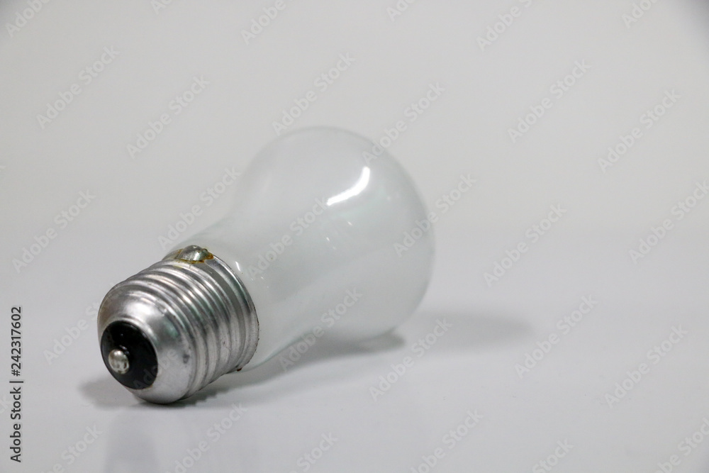 Lamp white background in studio Lamp white background in studio