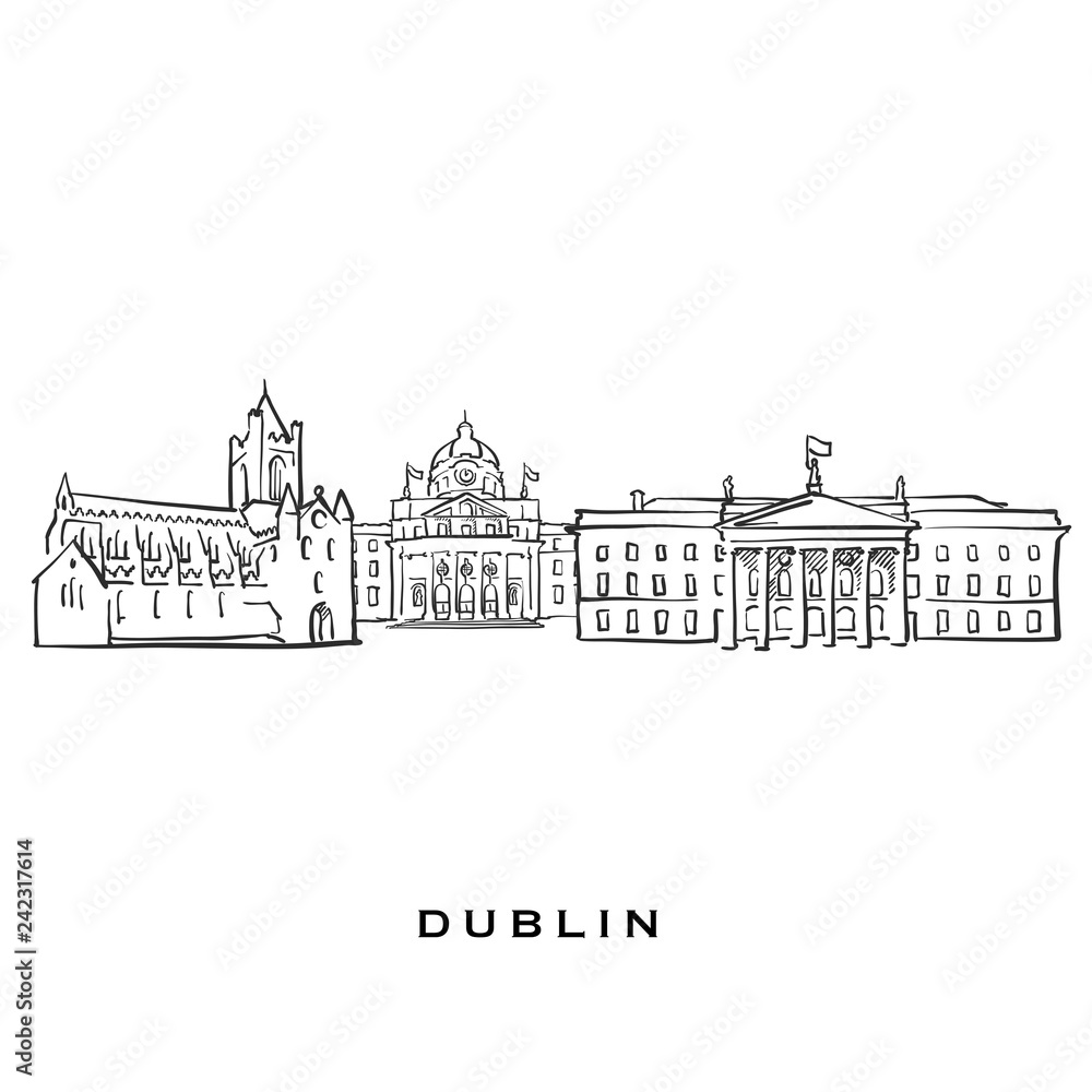 Dublin Ireland famous architecture