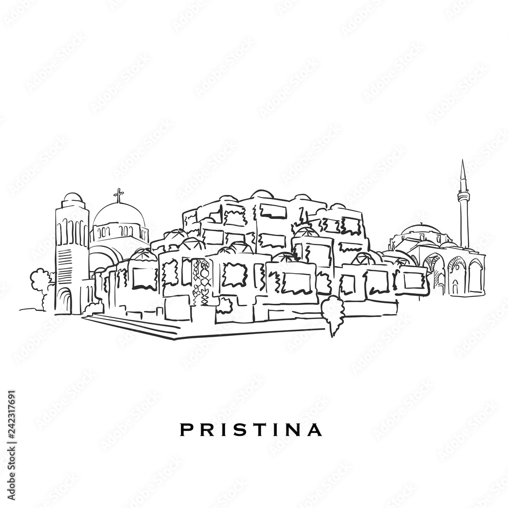 Pristina Kosovo famous architecture