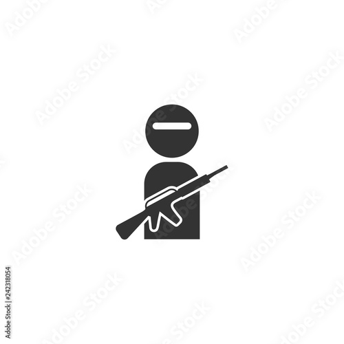 Raider icon flat
