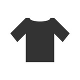 Tshirt icon flat
