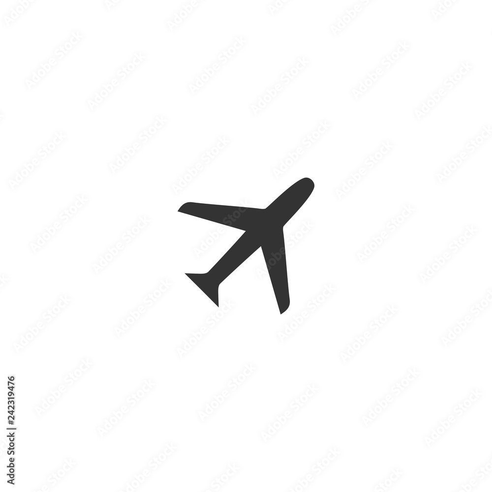 Airplanes icon flat Airplanes icon flat