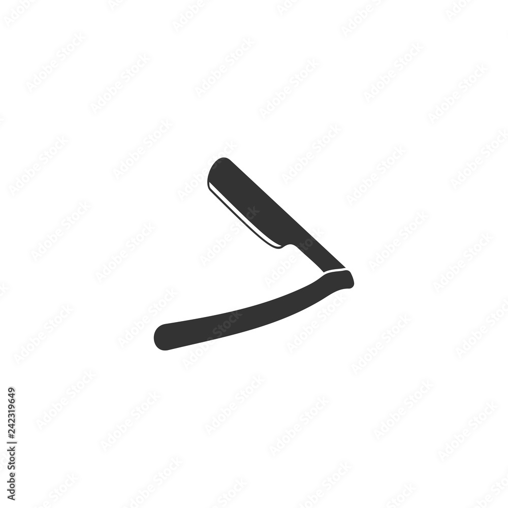 Obraz premium Razor icon flat