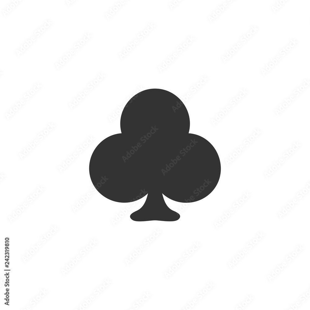 Club card icon flat Club card icon flat