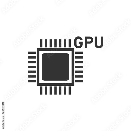 Gpu icon flat