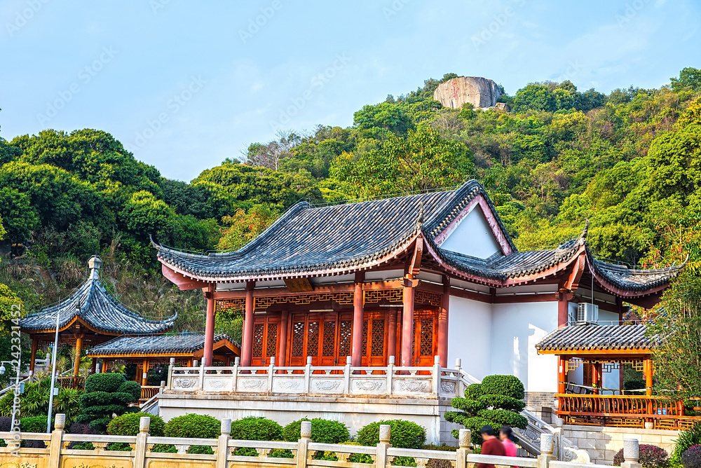 Shenzhen Yangtaishan Forest Park Retro Building Shenzhen Yangtaishan Forest Park Retro Building