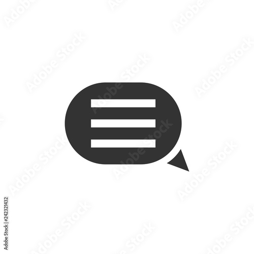 Chat icon flat