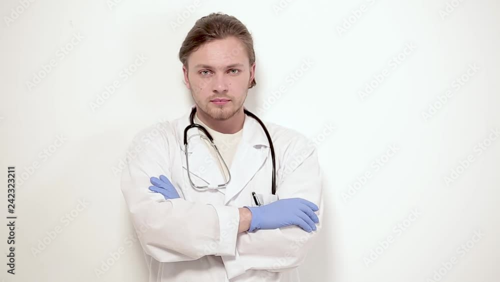 Portrait of vet in clinic Portrait of vet in clinic