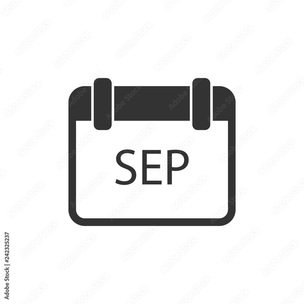 Calendar icon flat Calendar icon flat