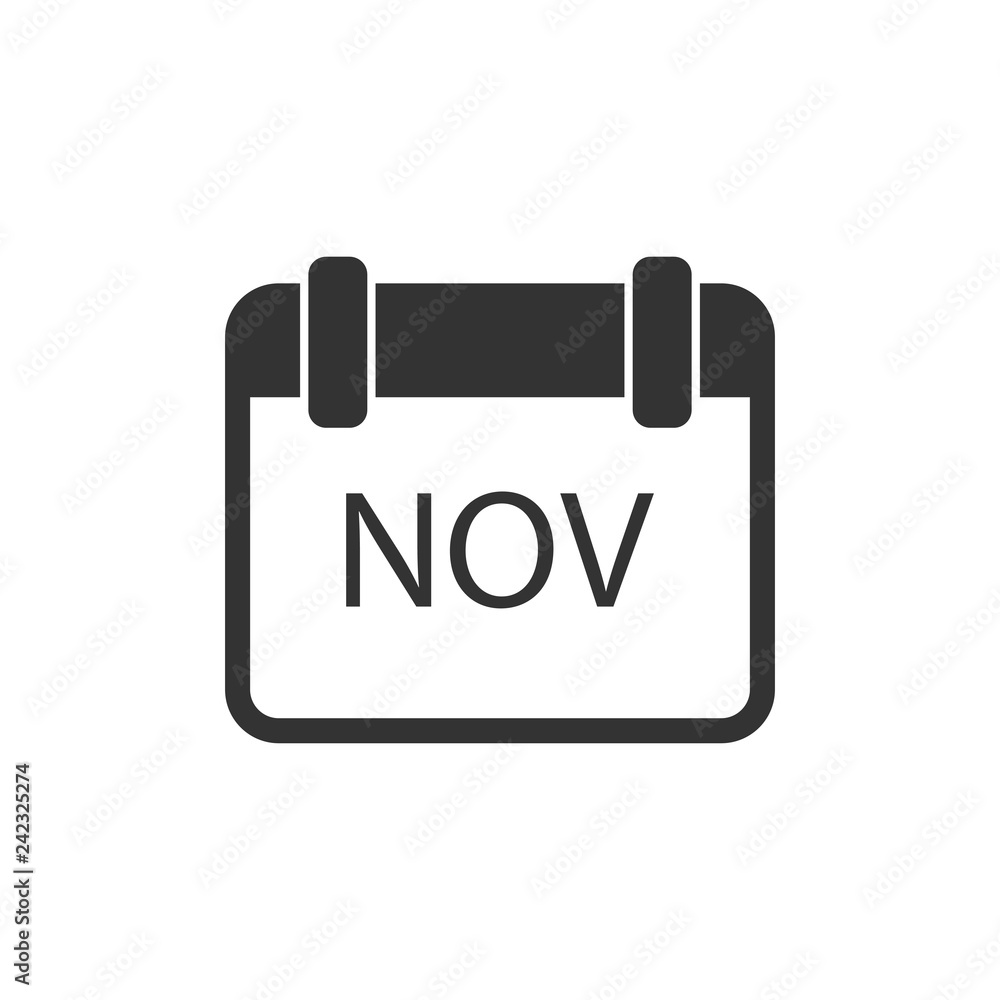 Calendar icon flat Calendar icon flat
