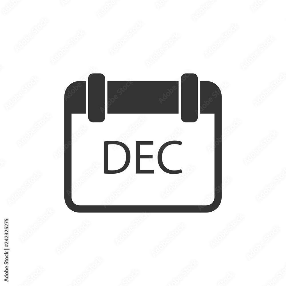 Calendar icon flat Calendar icon flat
