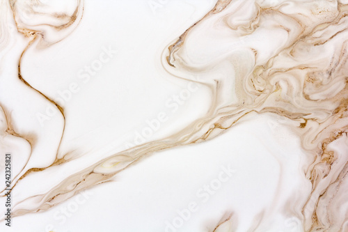 delicate marble background in brown colors, mix of paints