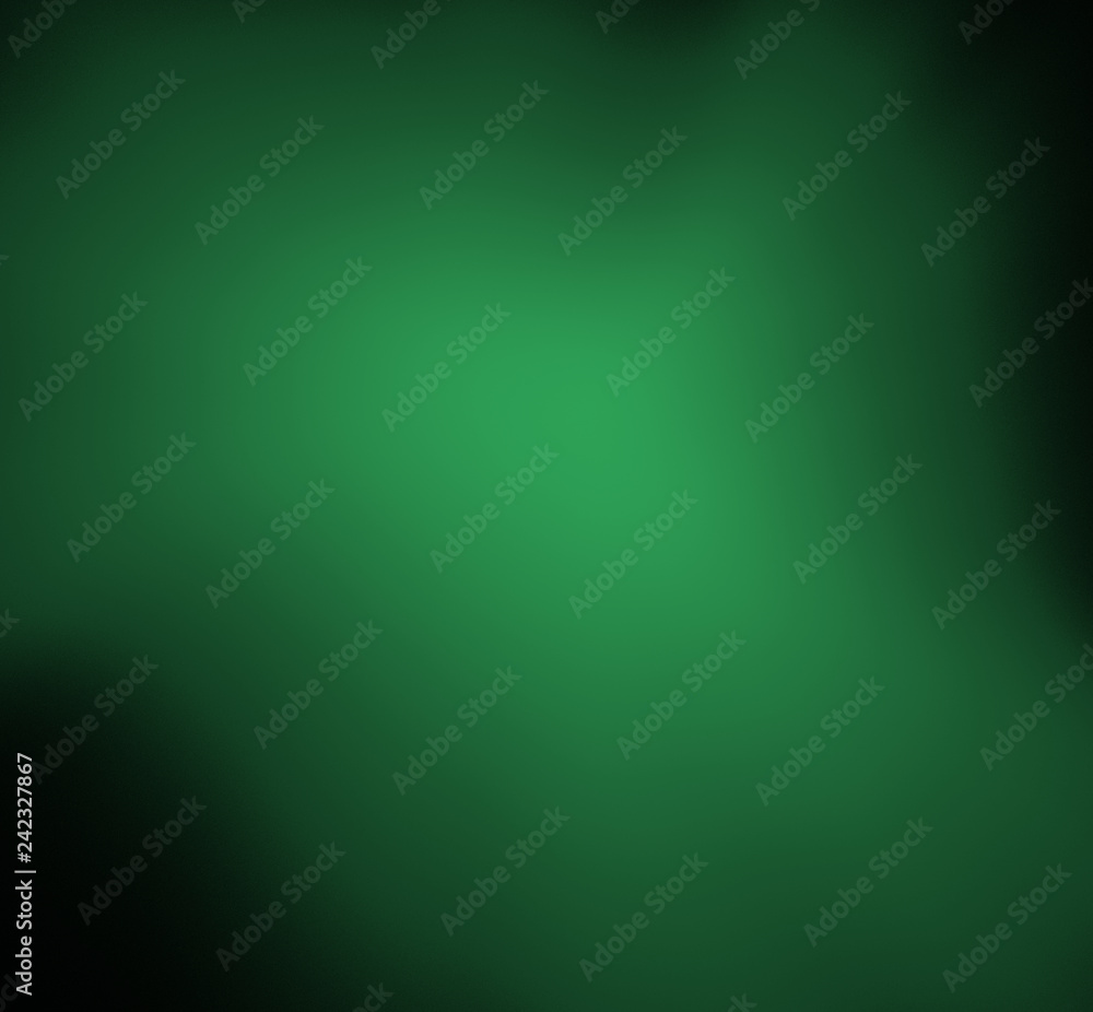 Fototapeta premium Ufo green blurred fractal background. Fantasy fractal texture. Digital art. 3D rendering. Computer generated image.