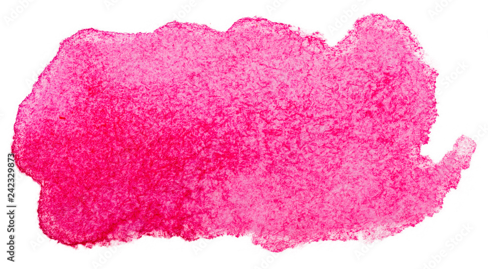 Pink watercolor stain, texture isolated on white background. Pink watercolor stain, texture isolated on white background.