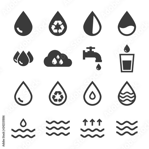 set of water icons