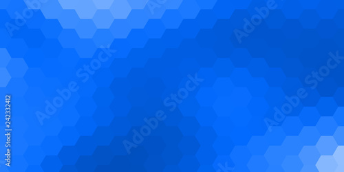 Abstract hexagonal background. Vector geometric background with hexagons and gradient effect. Bright color vector background illustration.