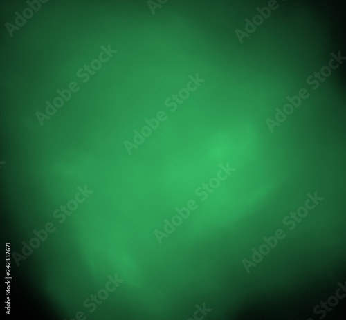 Ufo green blurred fractal background. Fantasy fractal texture. Digital art. 3D rendering. Computer generated image.