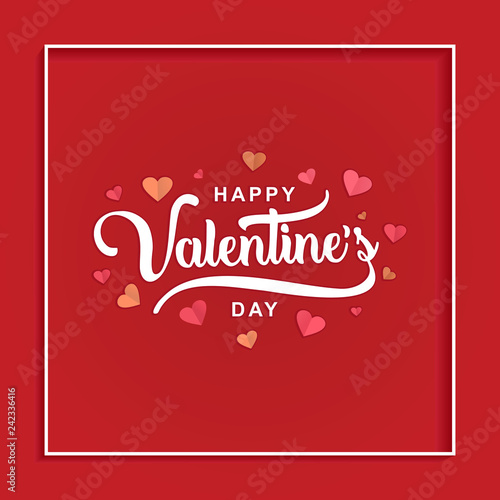 Valentine’s Day hand drawn ...