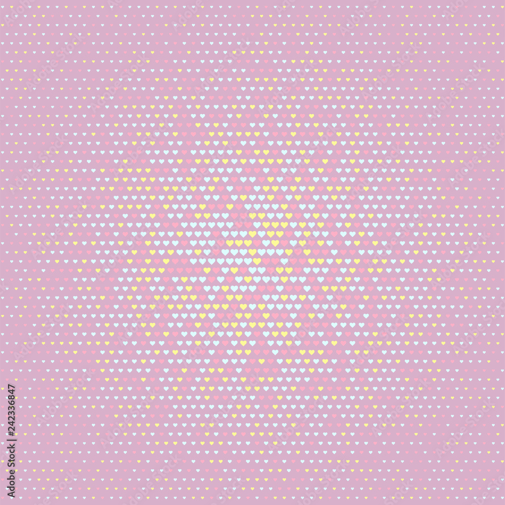 Heart bright candy colors pattern with love Heart bright candy colors pattern with love