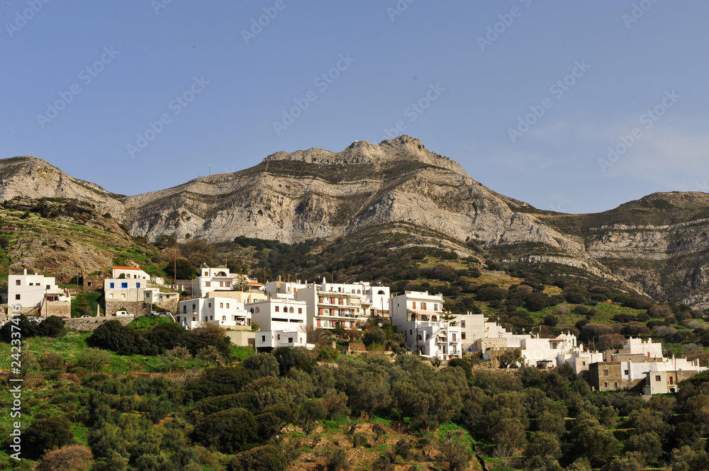 Traditional village on Naxos island