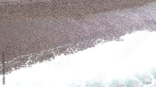 Waves of the Mediterranean Sea. Summer vacation background