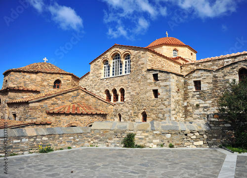 Facade of Panagia Ekatontapiliani church, Paros island