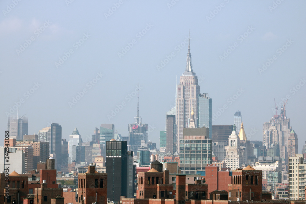 New York, USA - September 2, 2018: New York photography with skyline images and more.