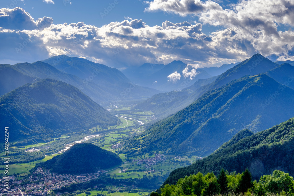 Beautiful mountain valley in Slovenia.