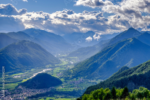 Beautiful mountain valley in Slovenia.