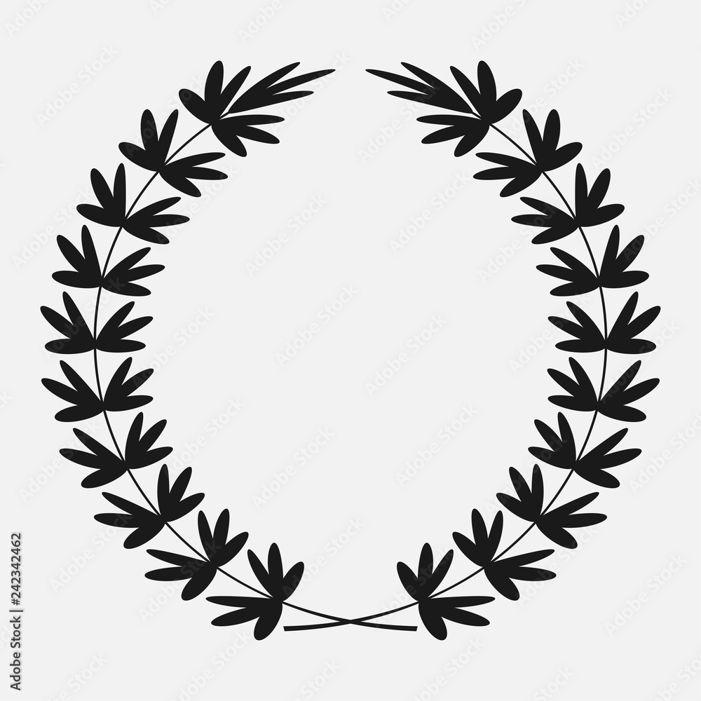 icon laurel wreath, spotrs design