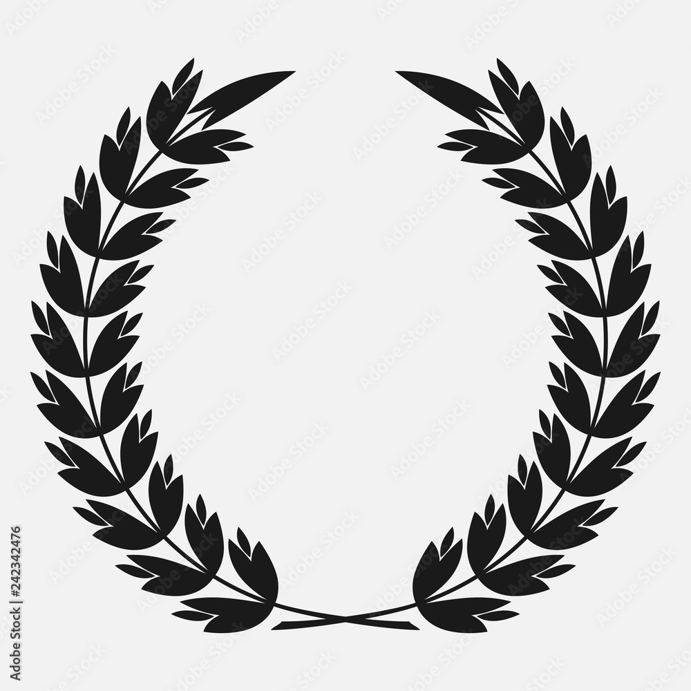 icon laurel wreath, spotrs design