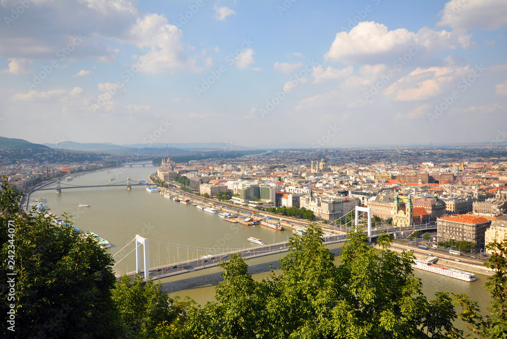 Hungary, Budapest, Danube River