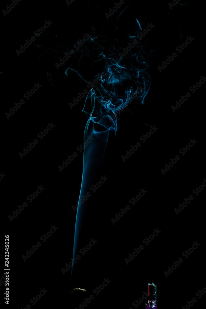 white smoke on black background white smoke on black background