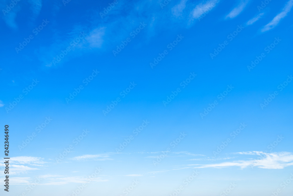 blue sky background texture with white clouds.