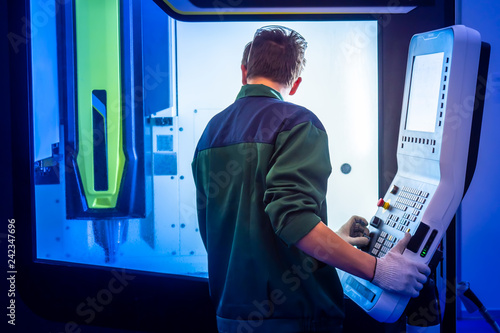Machine with remote control...