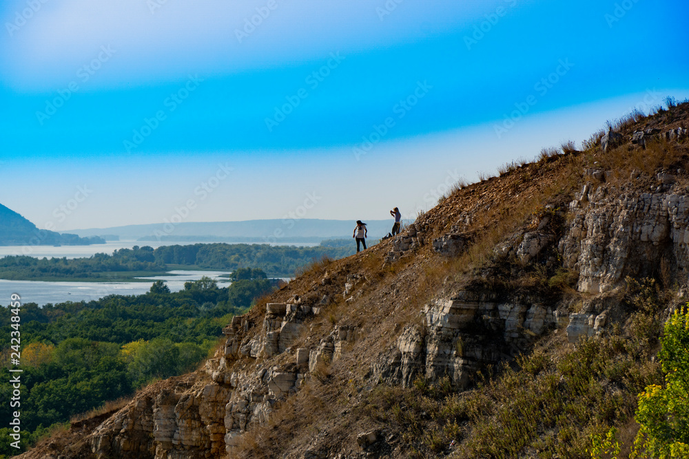  river, mountains, Samara region, forest, space, beauty, heaven, trees, nature