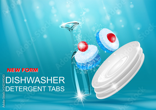 dishwasher detergent tabs ads.